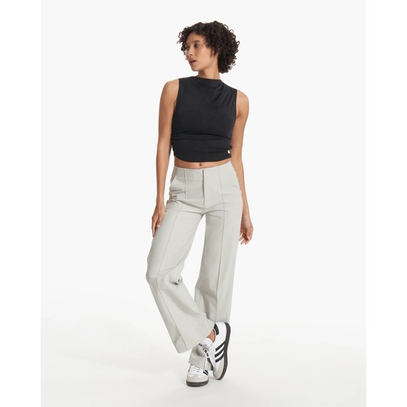 Vuori Pants - vuori WOMEN'S META WIDELEG vapor gray Size S